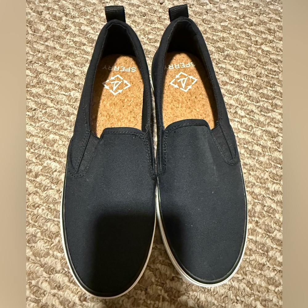 Sperry Black Slip-On Shoes